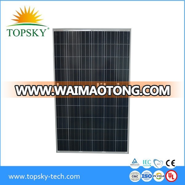 250W Poly Solar Panels with IEC Certification for Roof Solar System